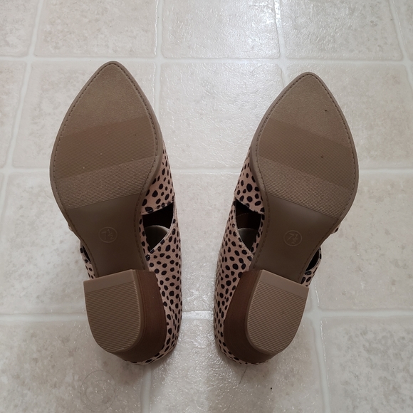Cheetah Block Heel Mules Size 7 Dolcetta NEW - Picture 7 of 9